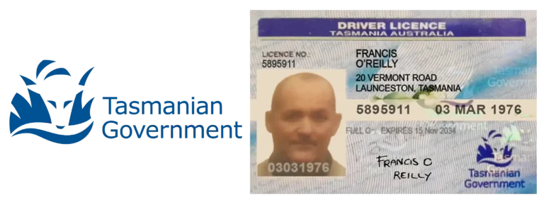 Tasmania Australia Full Licence