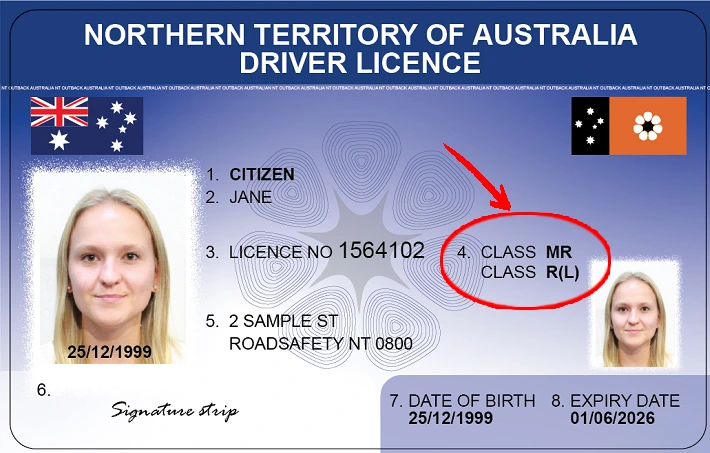 Heavy Vehicle Licence Northern Territory, Northern Territory Drivers Licence